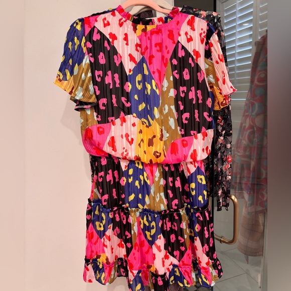 Colorful Patterned Women's Dress Size Large - Picture 4 of 6